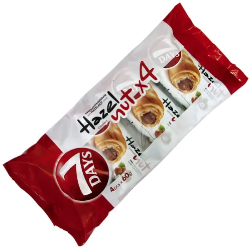 Croissants mit Haselnusscremefüllung 7DAYS