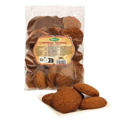 Haferkekse mit Kokosraspeln