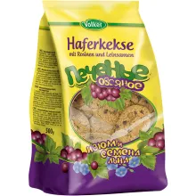 Haferkekse mit Rosinen und Leinsamen Haferkekse mit Rosinen und Leinsamen