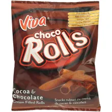 Viva Rolls – Kakaohaltige Röllchen aus e.. Viva Rolls – Kakaohaltige Röllchen aus e..