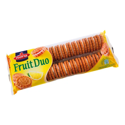 Fruit Duo Kekse mit Zitronen-Cremefüllung (25%)