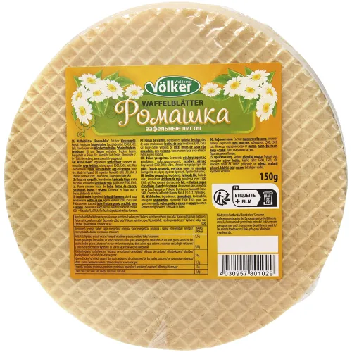 Вафельные листы Ромашка