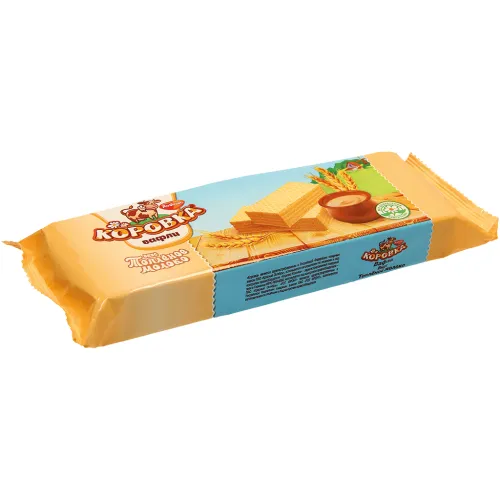 Waffelschnitte mit 75% Cremefüllung mit Milchgeschmack