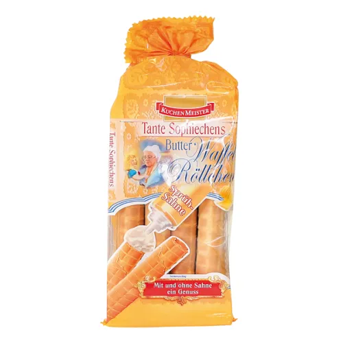 Butter-Waffel-Röllchen