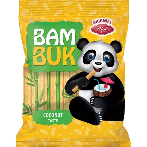 BAM-BUK мультизлаковые трубочки с начинкой с кокосовым вкусом