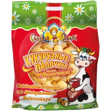 Maisknabbererzeugnis mit Milchgeschmack .. Maisknabbererzeugnis mit Milchgeschmack ..