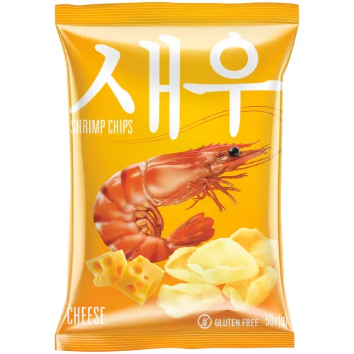 SHRIPS Чипсы из тапиоки с креветками со вкусом сыра