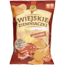 Kartoffelchips mit geräuchertem Speckges.. Kartoffelchips mit geräuchertem Speckges..
