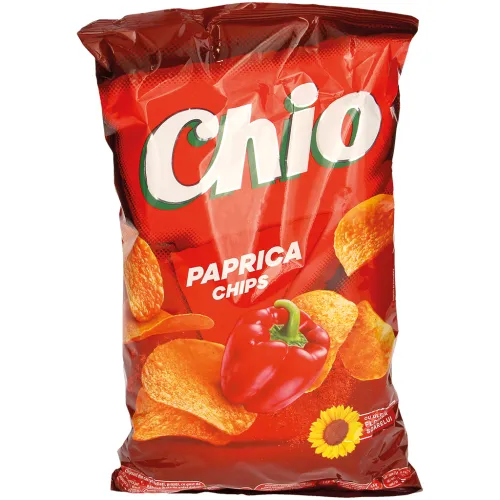 Kartoffelchips mit Paprika-Geschmack