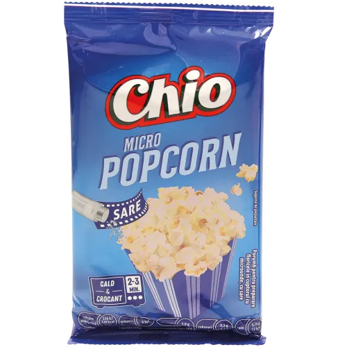 Chio micro popcorn sare Maiskörner für Mikrowellen-Popcorn mit Salz.