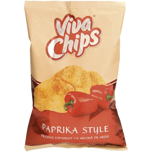 VIVA CHIPS - Kartoffel-Weizensnack mit Paprika-Geschmack