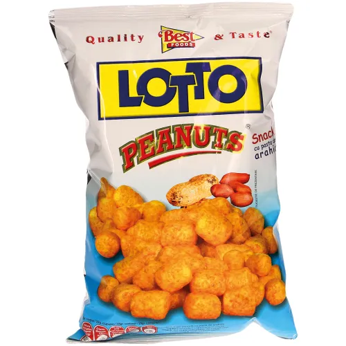 Snack din porumb cu pastă de arahide