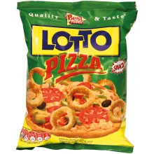 Maissnack mit Pizzageschmack Maissnack mit Pizzageschmack