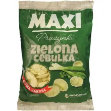 Снэк из картофеля со вкусом зеленого лук..
