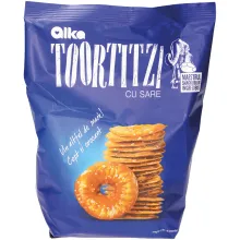 Snack-Gebäck mit Salz Snack-Gebäck mit Salz