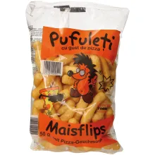 Maisflips mit Pizza-Geschmack Maisflips mit Pizza-Geschmack