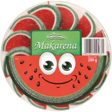 Gezuckerte Gelee-Früchte mit Wassemelone.. Gezuckerte Gelee-Früchte mit Wassemelone..