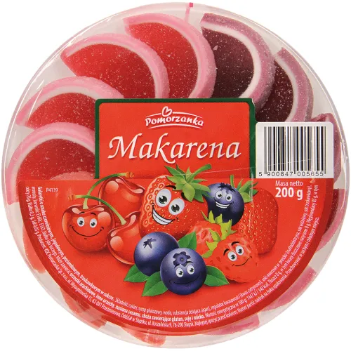 Ломтики мармелада с фруктовыми вкусами Makarena Polnischer Garten