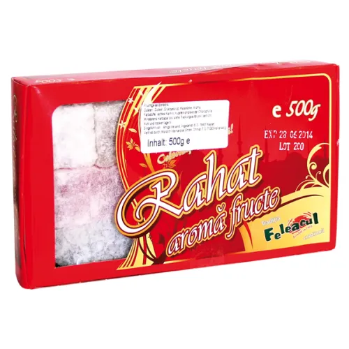 Geleezuckerware mit Fruchtgeschmack Rahat