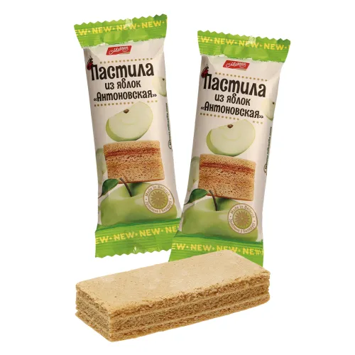 Pastila Süßware auf Apfelpüreebasis