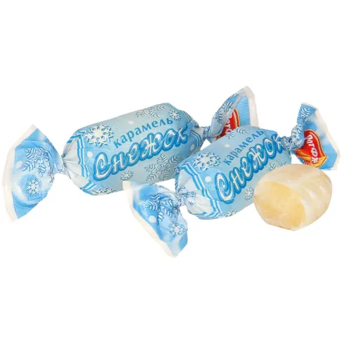 Hartkaramelle Sneschok mit Zitronengeschmack