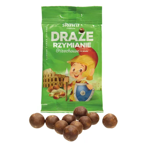 Skawa Draze orzechowe Dragees mit Erdnuss-Haselnuss-Geschmack