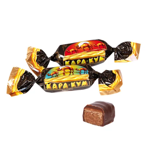 Konfekt Kara-Kum Roshen in kakaohaltiger Fettglasur (28%)