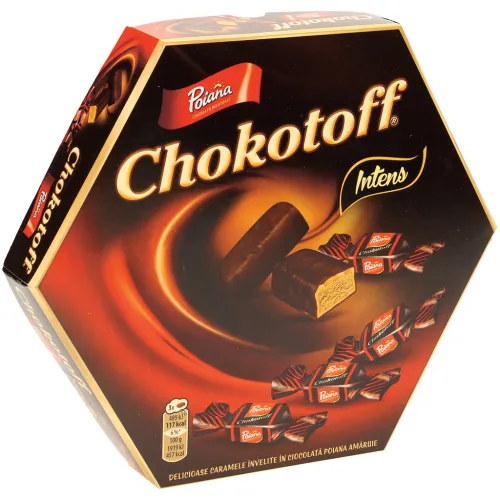 Weichkaramell umhüllt von Schokolade (20%). Schokolade enthält neben Kakaobutter auch andere pflanzliche Fette.
