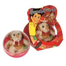 Candy Ball mit Süßwaren und Plüschfigur
