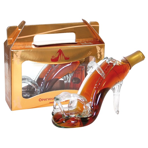 Armenischer Brandy "Damenschuh" 40% vol. in Geschenkbox