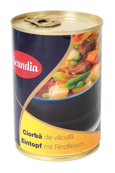 Eintopf mit Rindfleisch "Scandia- Ciorba de vacuta"