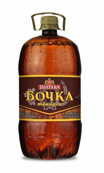 Bier "Bochka temnogo" dunkel, pasteurisiert, 5 % vol.
