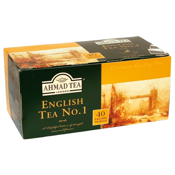 Englischer Tee No.1 "AHMAD TEA" 40Btl.