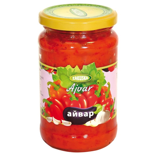 Paprika- und Auberginenzubereitung "Ajvar"