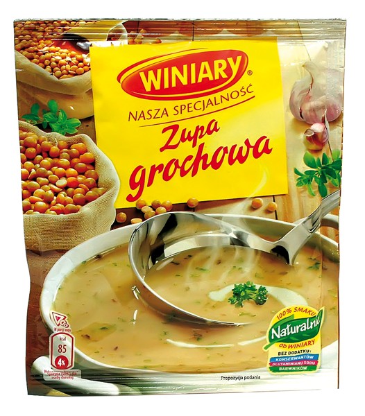 Winiary - Erbsen-Creme-Suppe mit geräuchertem Speck "Zupa Grochowa"